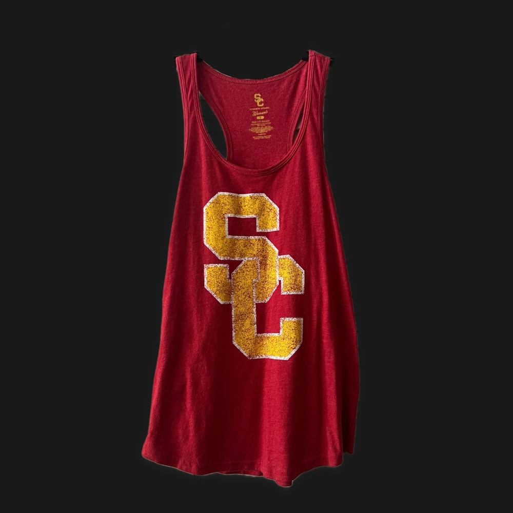 Red Tank Top with Yellow SC Logo